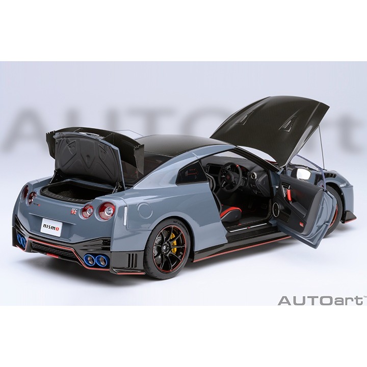 【高雄天利鄭姐】AUTOart 1/18 77505 GT-R (R35) NISMO 2022 水泥灰 模型車-細節圖8