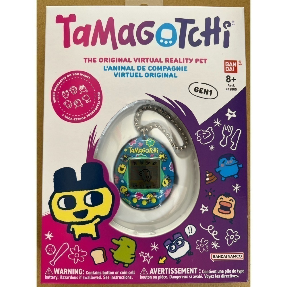 【高雄天利鄭姐】日本 BANDAI 原創 黑白 塔麻可吉 塔麻歌子 含電池 內有多款可選 選項可看實體圖 電子雞-細節圖9