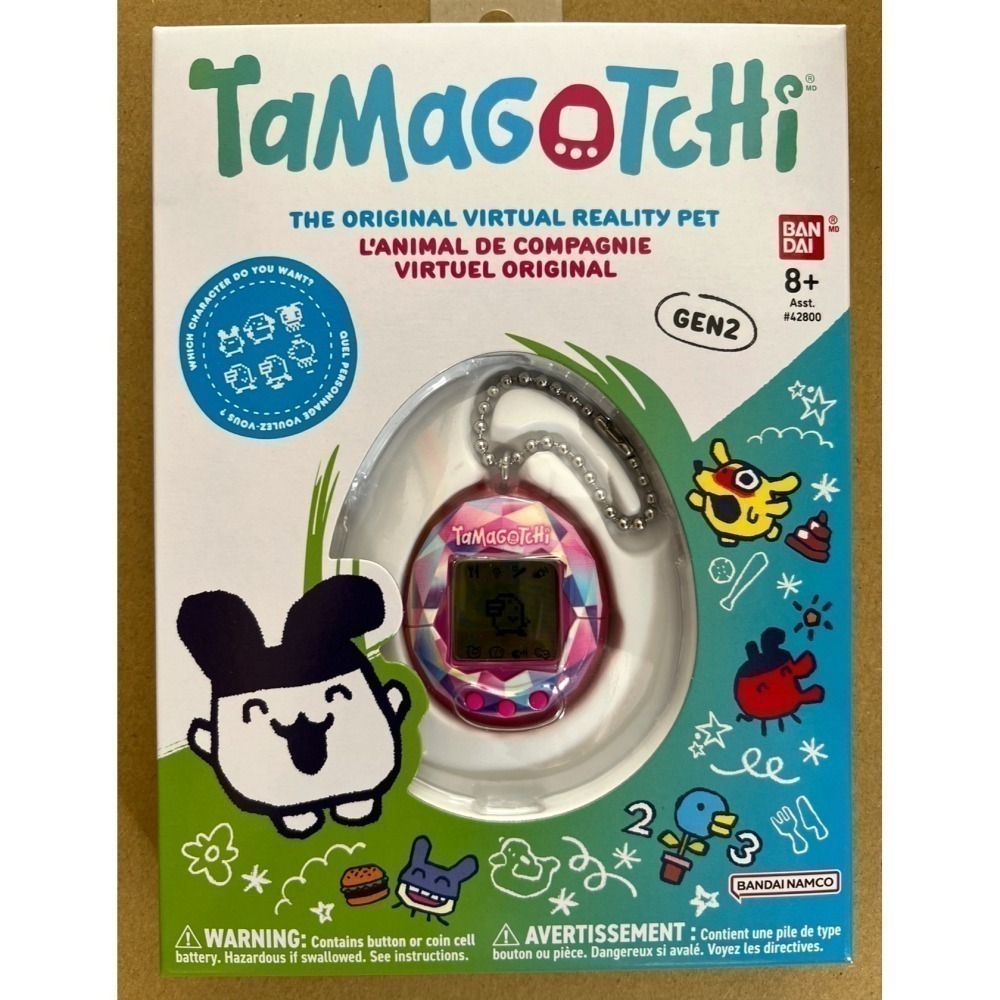 【高雄天利鄭姐】日本 BANDAI 原創 黑白 塔麻可吉 塔麻歌子 含電池 內有多款可選 選項可看實體圖 電子雞-細節圖10