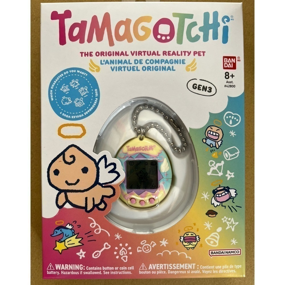 【高雄天利鄭姐】日本 BANDAI 原創 黑白 塔麻可吉 塔麻歌子 含電池 內有多款可選 選項可看實體圖 電子雞-細節圖11