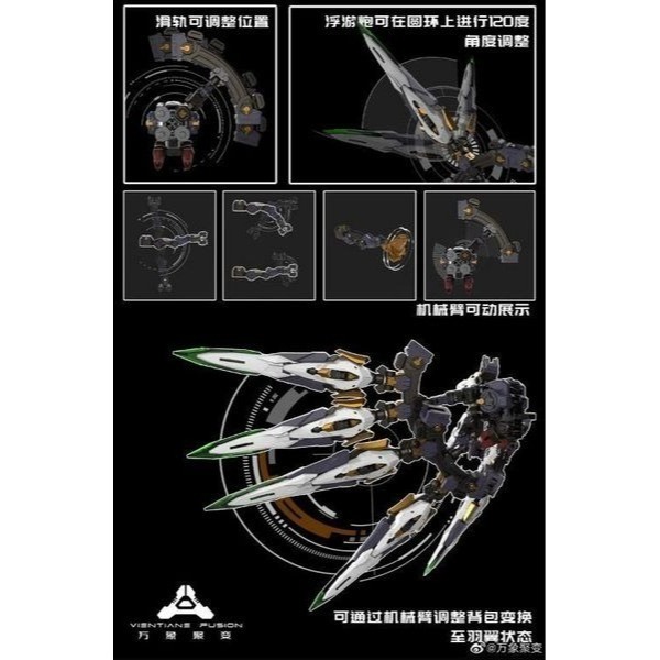【高雄天利鄭姐】AF-270004 萬象聚變 天啟配件包 可變鳳凰 白鳳凰 鳳凰配件-細節圖6