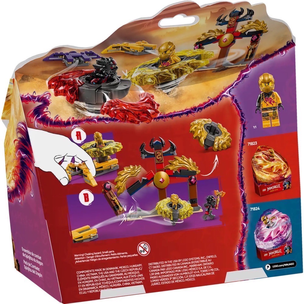 【高雄天利鄭姐】樂高 71826 旋風忍者 Ninjago 系列 - 猛龍旋風忍術戰鬥組-細節圖2
