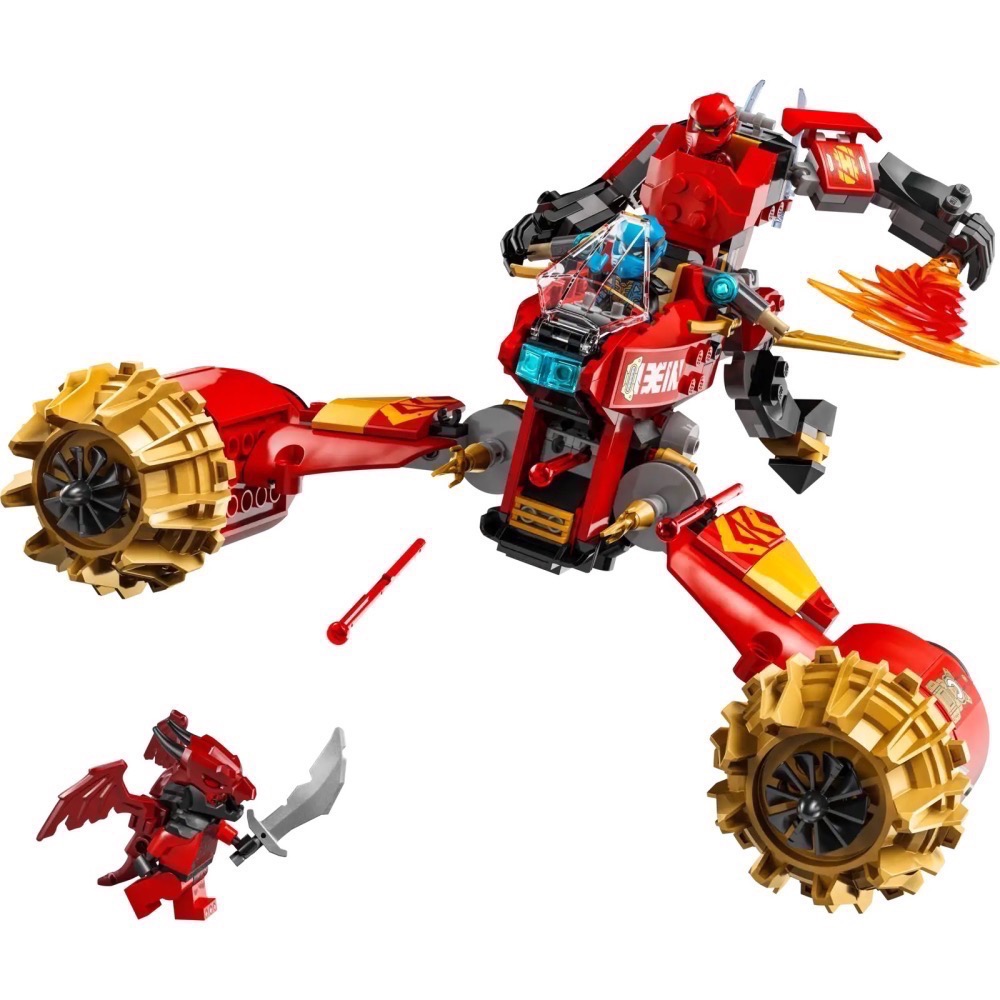 【高雄天利鄭姐】樂高 71830 旋風忍者 Ninjago 系列 - 赤地的機械人風暴騎士-細節圖3