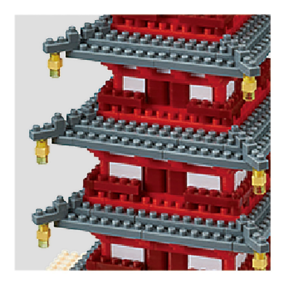 【高雄天利鄭姐】河田積木 nanoblock NB-031 伍重塔-細節圖5