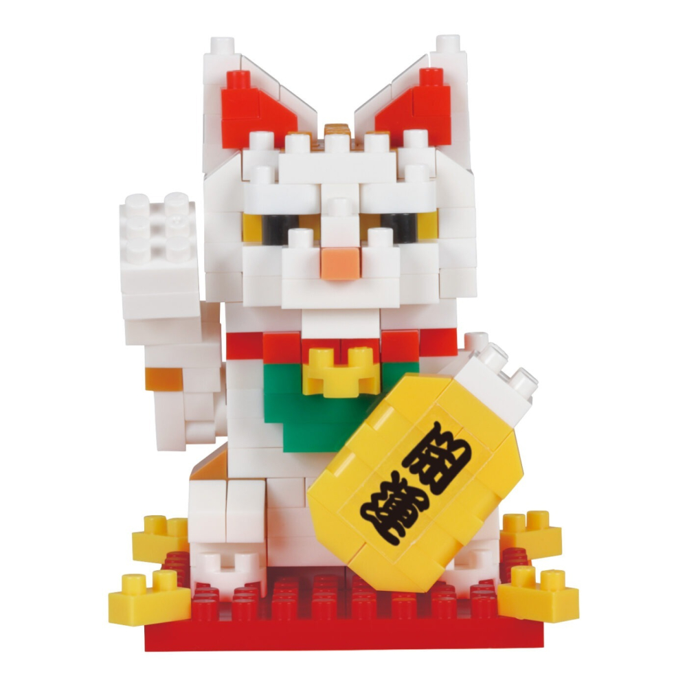 【高雄天利鄭姐】河田積木 nanoblock NBC-331 招財貓-細節圖2