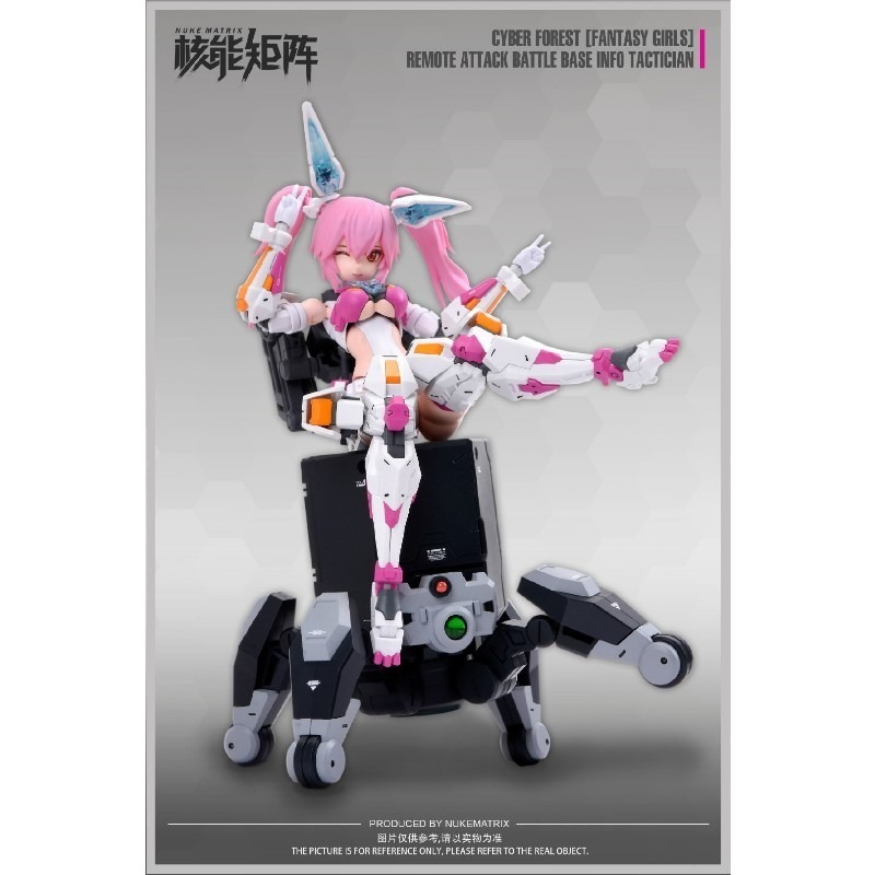 【高雄天利鄭姐】NM-600508 核能矩陣 1/12賽博森林 幻想少女 天眼躍兔 機娘 組裝模型-細節圖2