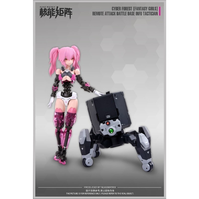 【高雄天利鄭姐】NM-600508 核能矩陣 1/12賽博森林 幻想少女 天眼躍兔 機娘 組裝模型-細節圖3