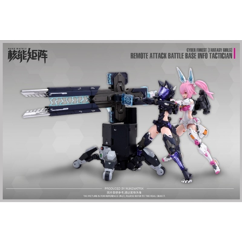 【高雄天利鄭姐】NM-600508 核能矩陣 1/12賽博森林 幻想少女 天眼躍兔 機娘 組裝模型-細節圖4