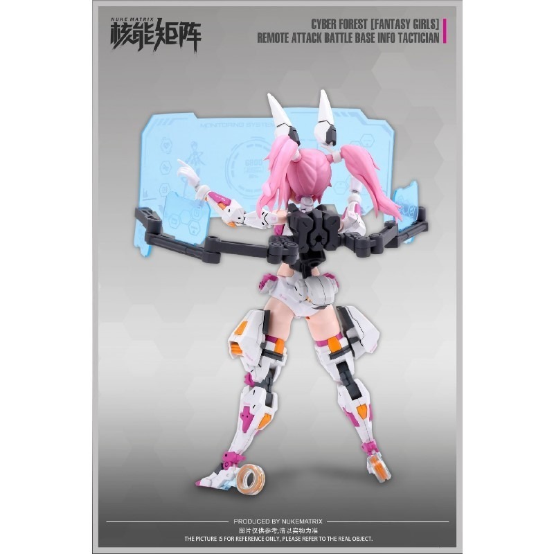 【高雄天利鄭姐】NM-600508 核能矩陣 1/12賽博森林 幻想少女 天眼躍兔 機娘 組裝模型-細節圖6
