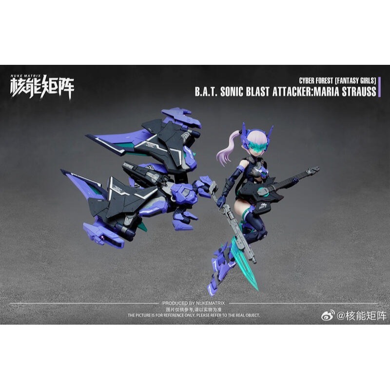 【高雄天利鄭姐】NM-600539 核能矩陣 賽博森林 狂炫音爆 機娘 組裝模型-細節圖3