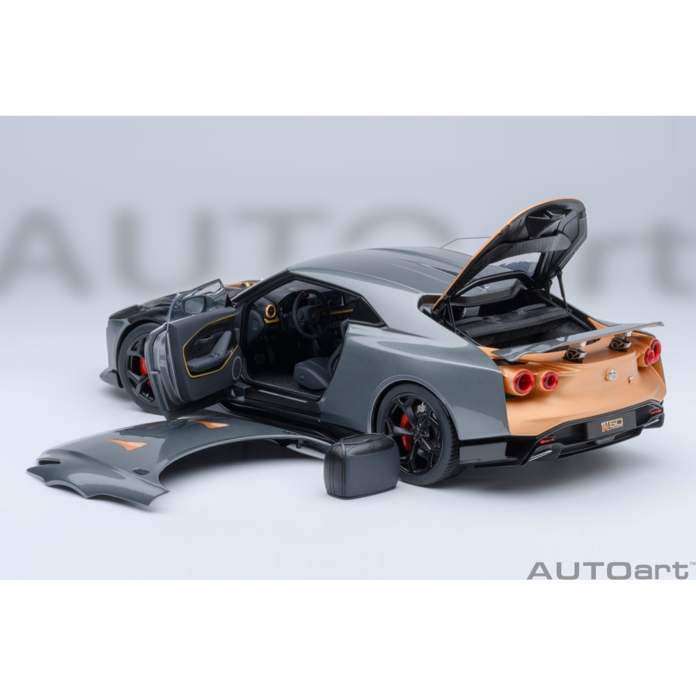 【高雄天利鄭姐】AUTOart 1/18 77510 Nissan GTR50 by Italdesign 灰金 模型車-細節圖6