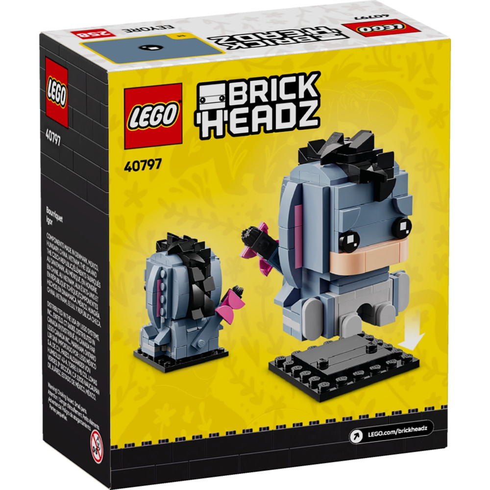 【高雄天利鄭姐】樂高 40797 BrickHeadz™大頭娃娃 系列 - 屹耳 Eeyore-細節圖3