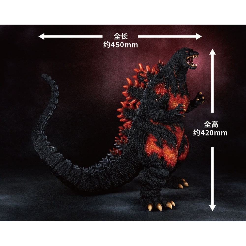 【高雄天利鄭姐】日本 9816222 海洋堂 Mega Sofvi系列 哥吉拉（1995） 軟膠-細節圖9