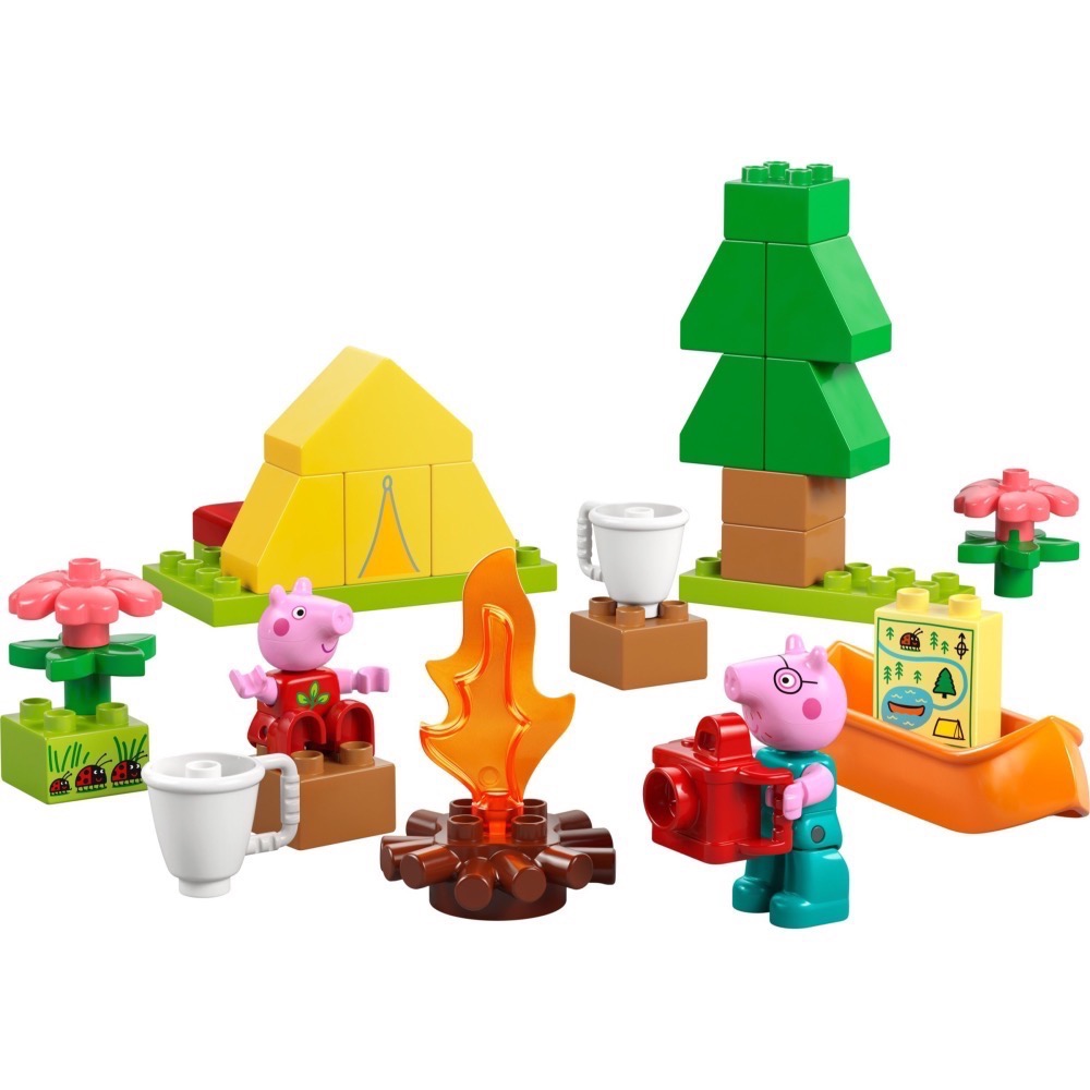 【高雄天利鄭姐】樂高 10452 得寶 Duplo 系列 - 露營之旅 佩佩豬-細節圖2