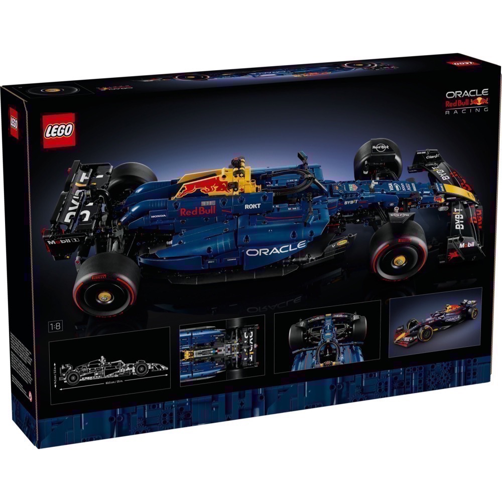【高雄天利鄭姐】樂高 42206 科技TECHNIC系列- 紅牛Oracle Red Bull Racing RB20-細節圖2