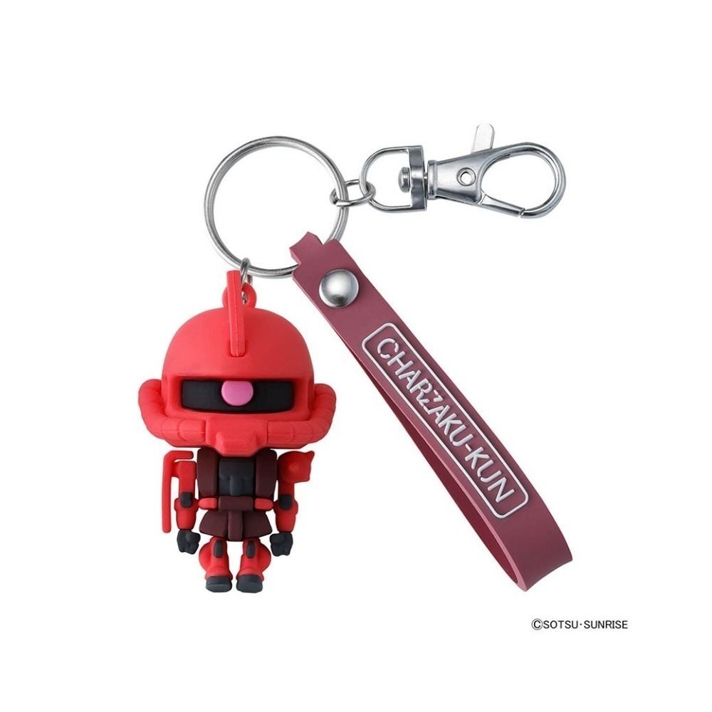 【高雄天利鄭姐】日本 BANDAI 模型君立體橡膠吉祥物鑰匙圈 鋼彈君 風靈 ν鋼彈 夏亞薩克 薩克 吉姆-細節圖5