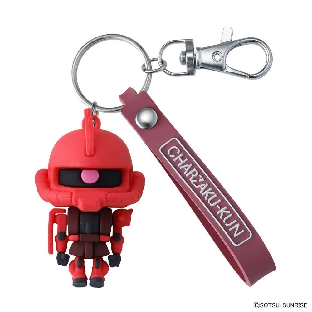 【高雄天利鄭姐】日本 BANDAI 模型君立體橡膠吉祥物鑰匙圈 鋼彈君 風靈 ν鋼彈 夏亞薩克 薩克 吉姆-規格圖7
