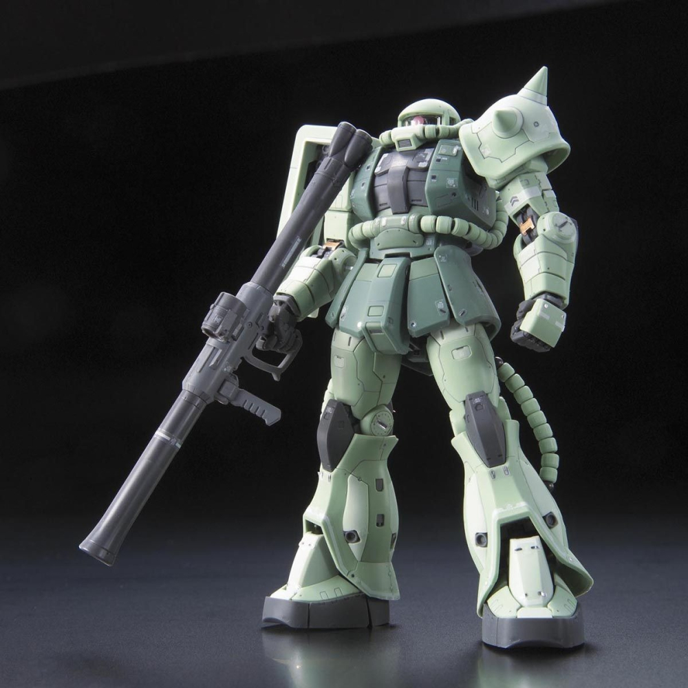 【高雄天利鄭姐】日本 BANDAI RG系列 5061596 1/144 #04 MS-06F ZAKUⅡ 綠薩克-細節圖2