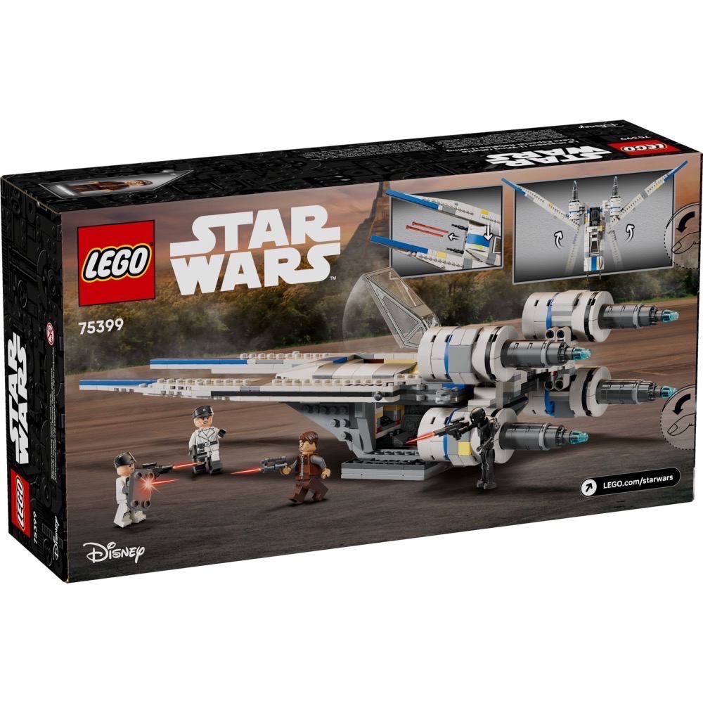 【高雄天利鄭姐】樂高 75399 星際大戰 Star Wars™ 系列 - 反抗軍 U 翼星際戰機™-細節圖3