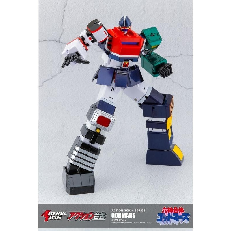 【高雄天利鄭姐】Action Toys ACTION 合金 六神合體 GODMARS 完成品22公分-細節圖2