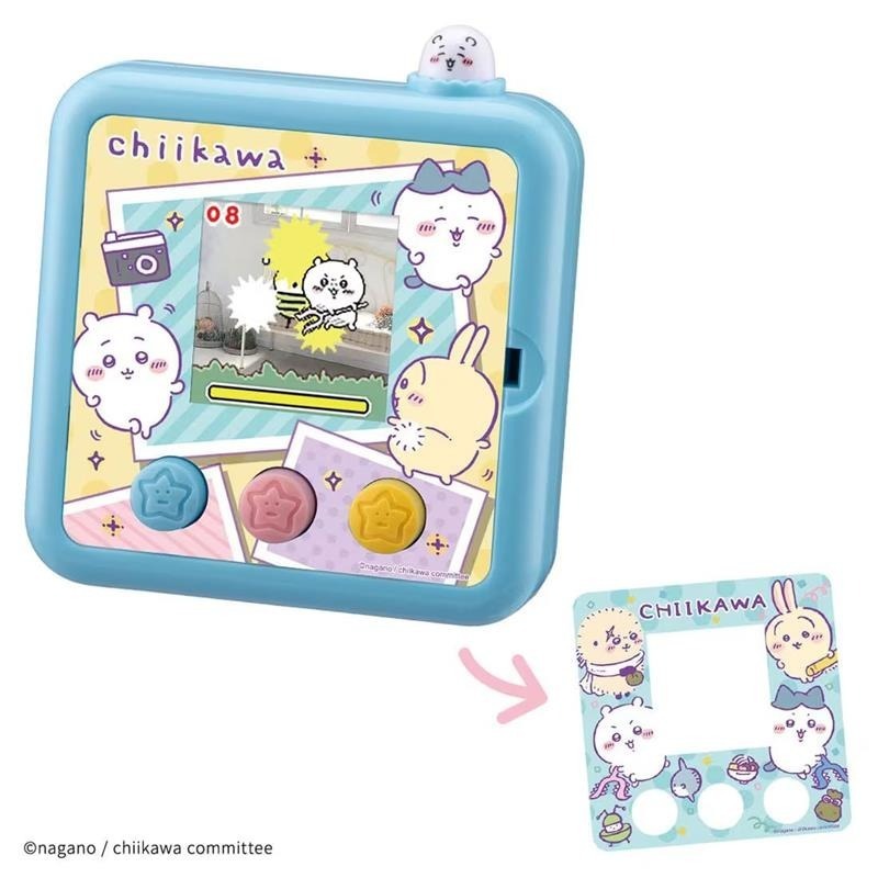 【高雄天利鄭姐】JMM-916444 TAKARA TOMY 吉伊卡哇拍照電子機(藍)-細節圖2