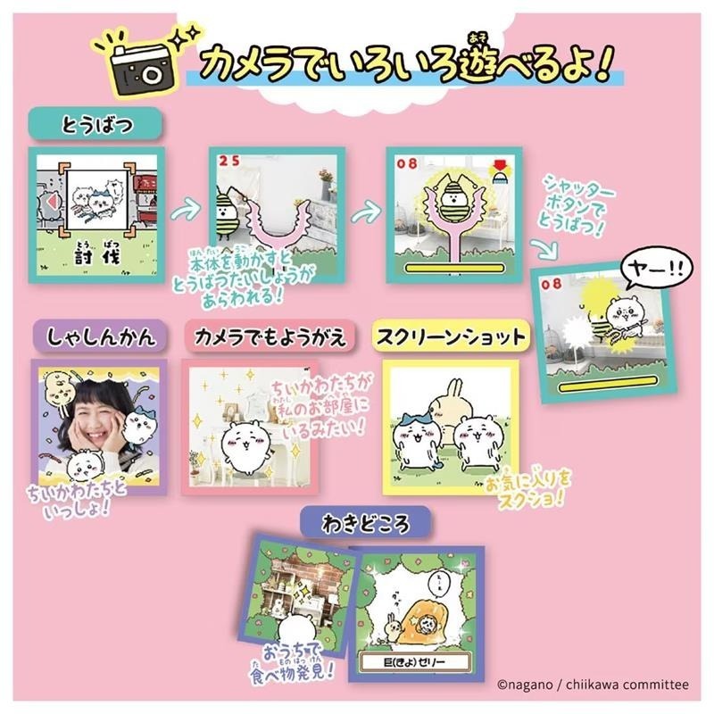 【高雄天利鄭姐】JMM-916444 TAKARA TOMY 吉伊卡哇拍照電子機(藍)-細節圖6