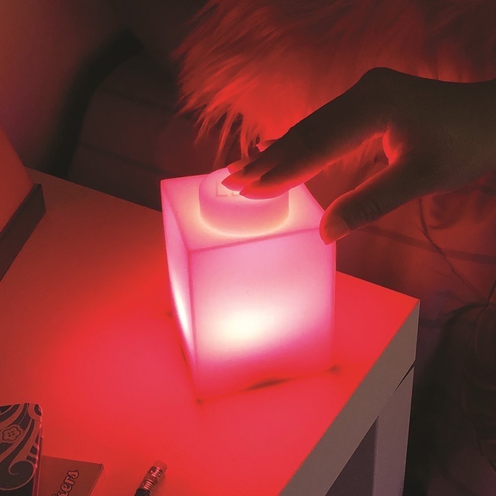 【高雄天利鄭姐】LGL-LP38A LEGO 積木造型觸控變色燈-紅色 小夜燈 送禮-細節圖2