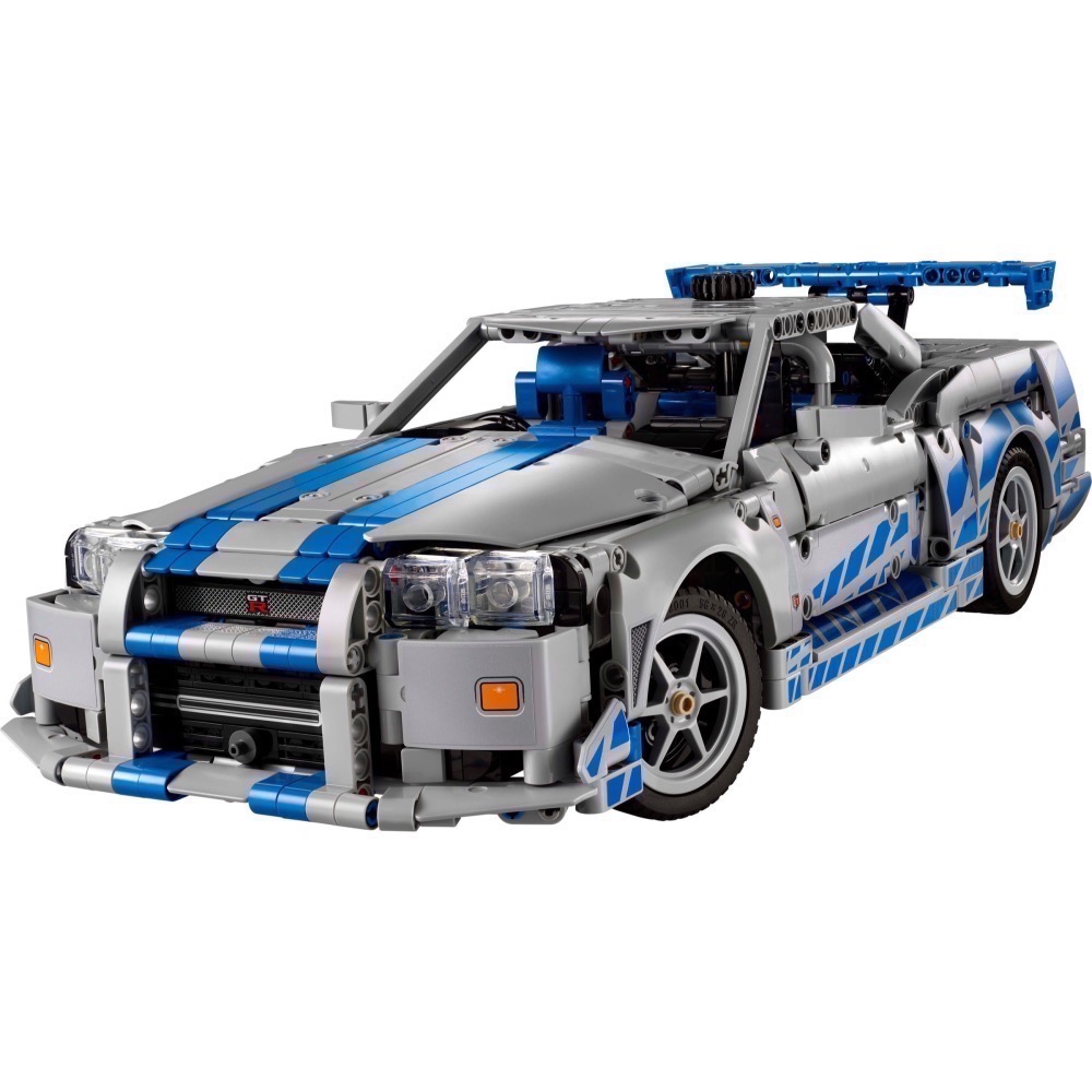 【高雄天利鄭姐】樂高 42210 科技TECHNIC系列 -玩命關頭Nissan Skyline GT-R (R34)-細節圖2