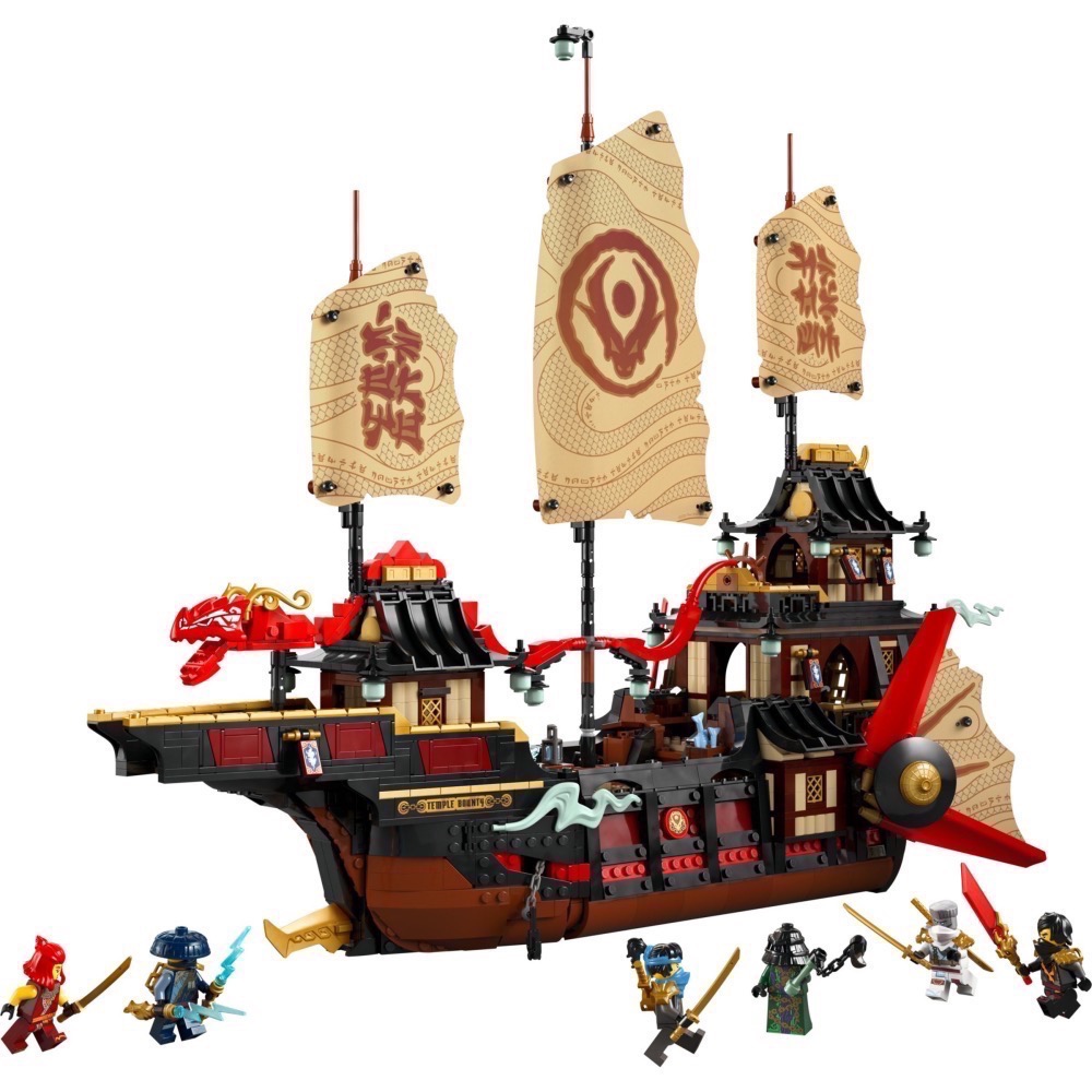 【高雄天利鄭姐】樂高 71848 旋風忍者 Ninjago 系列 - 寺廟賞金號-細節圖2