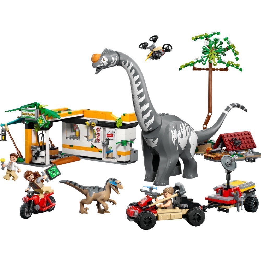 【高雄天利鄭姐】樂高 76973 侏儸紀 Jurassic World™ 系列 - 迅猛龍和泰坦巨龍追蹤任務-細節圖3