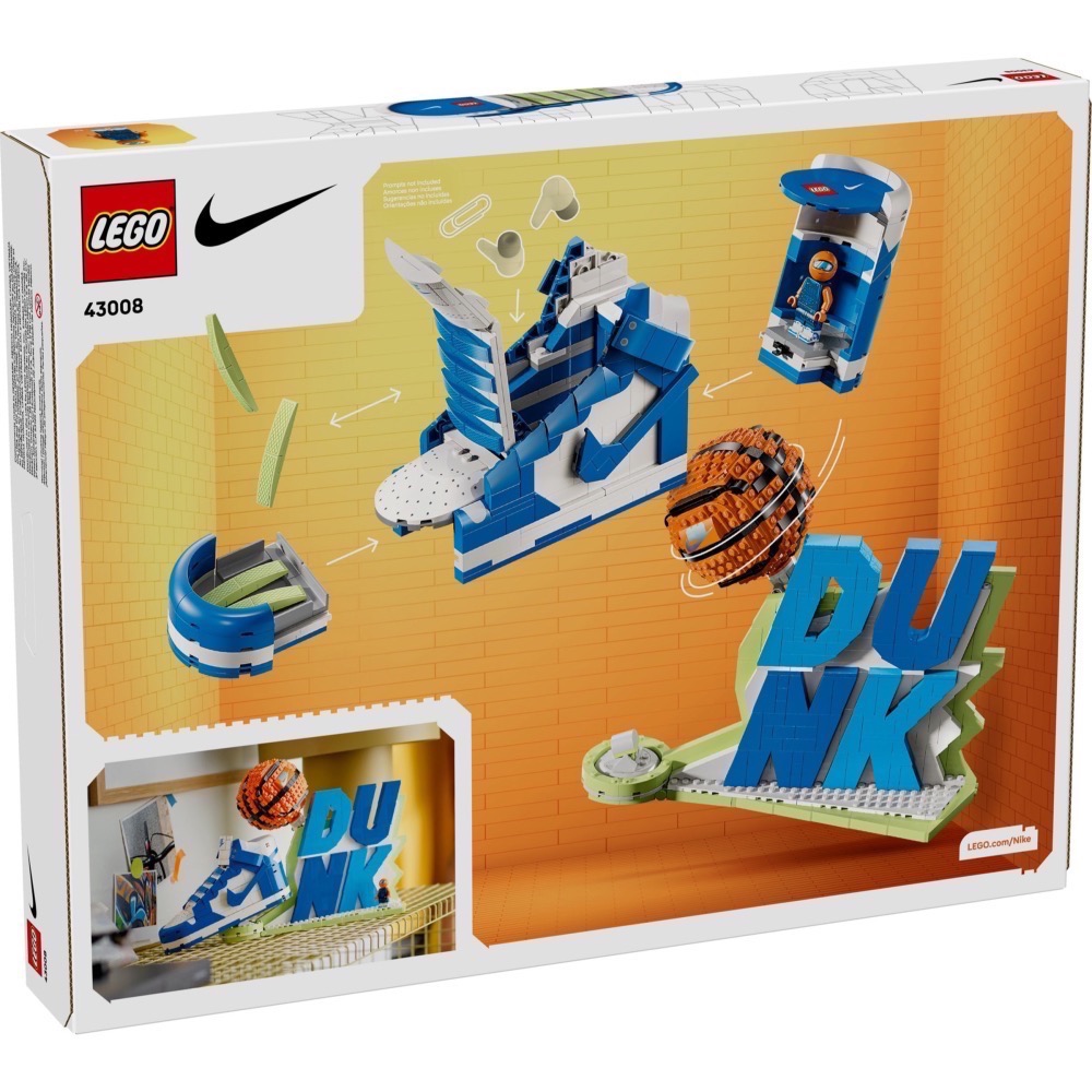 【高雄天利鄭姐】樂高 43008 獨家特殊商品 系列 - Nike Dunk x LEGO® Set-細節圖2