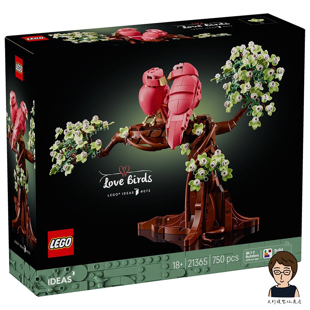 【高雄天利鄭姐】樂高 21365 IDEAS 系列 - 情侶鸚鵡-細節圖3