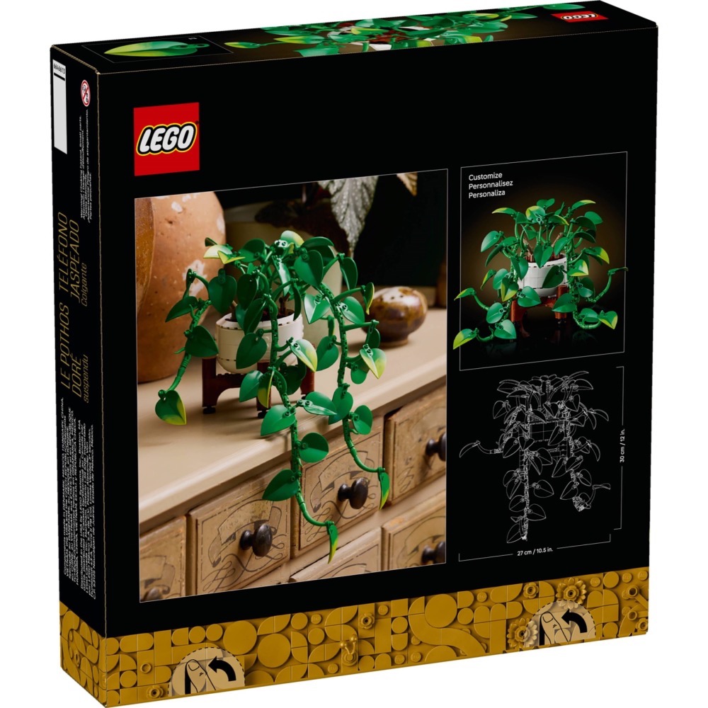 【高雄天利鄭姐】樂高LEGO 11512 垂掛黃金葛 花藝 Botanicals 系列-細節圖3