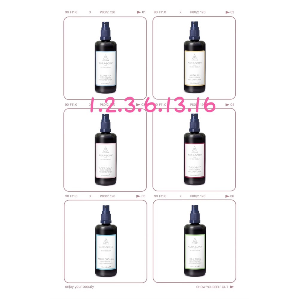 Aura-soma靈性彩油~Aurasoma 師父精華 空間噴霧-規格圖5