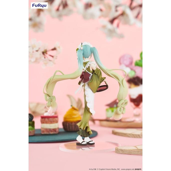 [那模好玩] 現貨 FURYU 初音未來 Exceed Creative 抹茶百匯 景品 公仔 MIKA-細節圖6