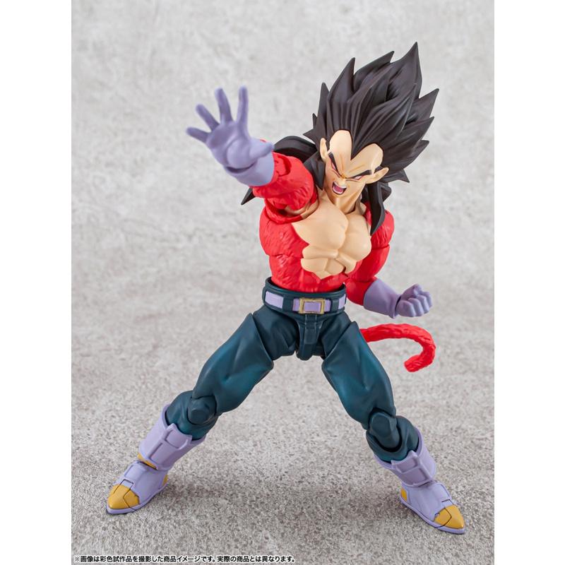 [那模好玩] 現貨 日版 SHF 七龍珠GT 超級賽亞人4  貝吉塔  達爾 可動公仔 超4 超四-細節圖7