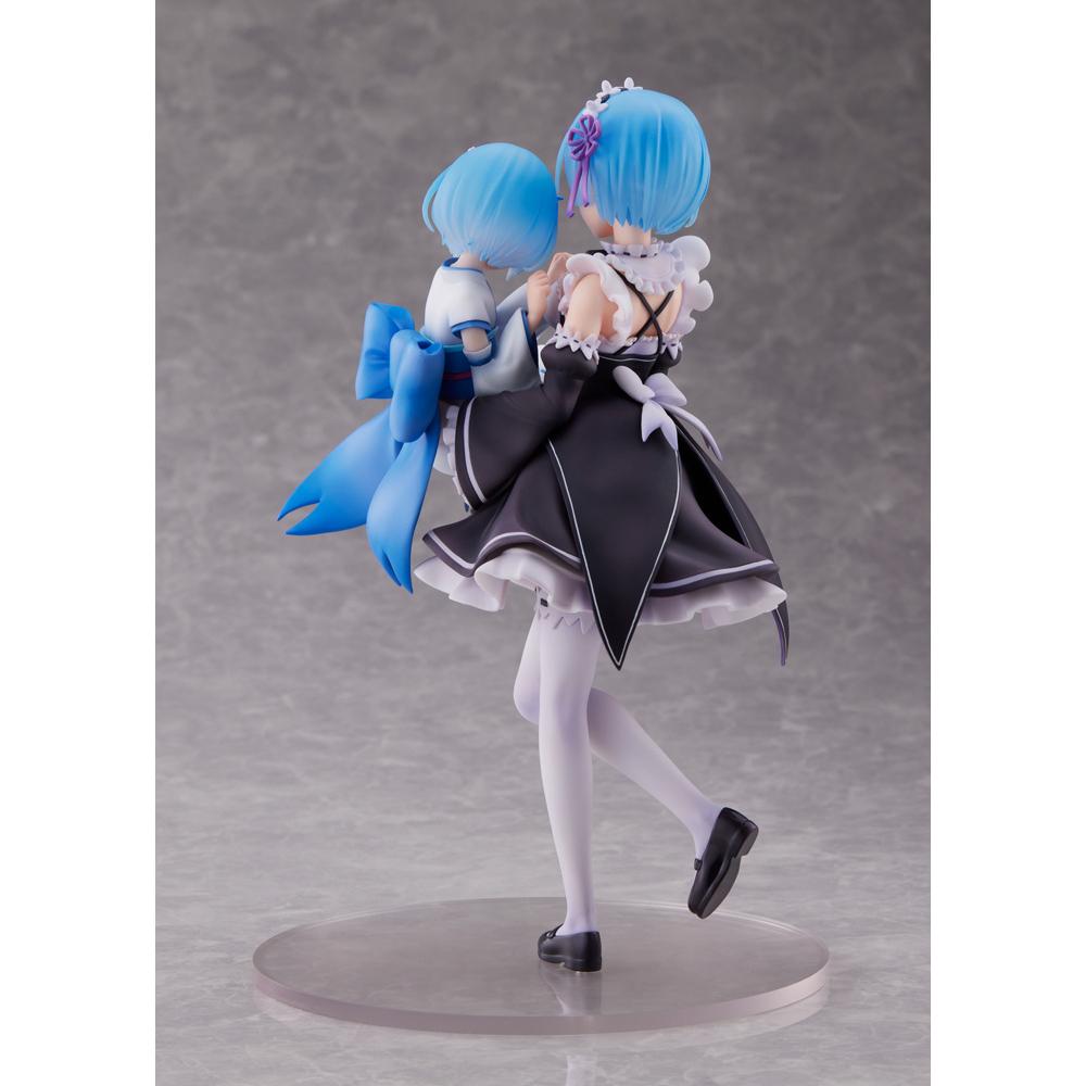 [那模好玩]  代理版 GSC SEGA Re:從零開始的異世界生活 雷姆 & 幼年雷姆 模型 公仔 0319結單-細節圖5
