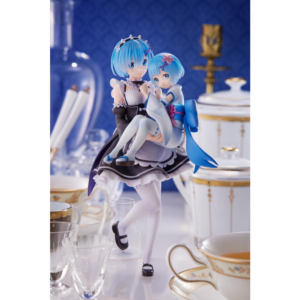 [那模好玩]  代理版 GSC SEGA Re:從零開始的異世界生活 雷姆 & 幼年雷姆 模型 公仔 0319結單-細節圖7