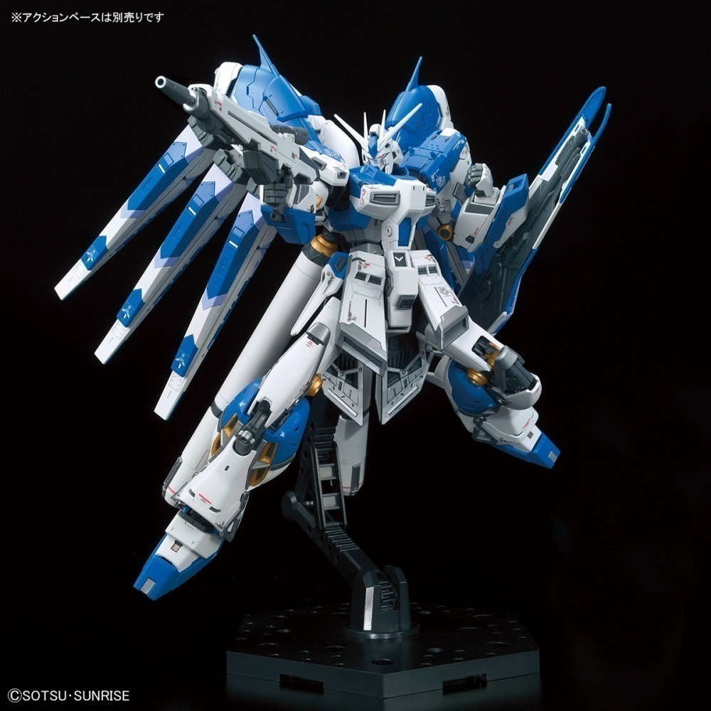 套組合售 萬代 鋼彈UC RG 1/144 RX-93 Hi-Nu鋼彈 MEGA砲 火箭巨砲 翼狀感應砲特效組 海牛-細節圖10