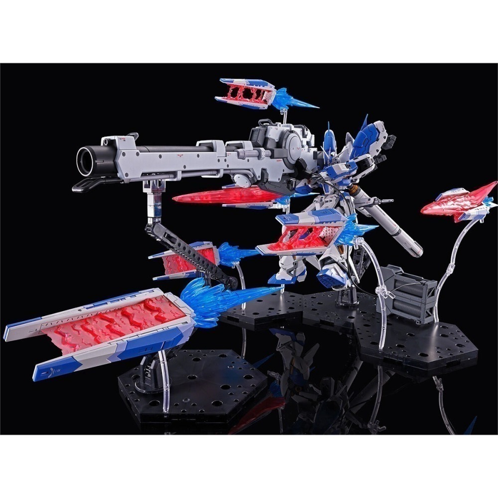 套組合售 萬代 鋼彈UC RG 1/144 RX-93 Hi-Nu鋼彈 MEGA砲 火箭巨砲 翼狀感應砲特效組 海牛-細節圖2