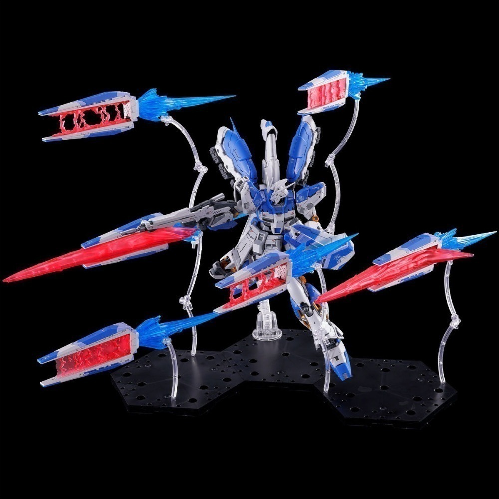 套組合售 萬代 鋼彈UC RG 1/144 RX-93 Hi-Nu鋼彈 MEGA砲 火箭巨砲 翼狀感應砲特效組 海牛-細節圖3