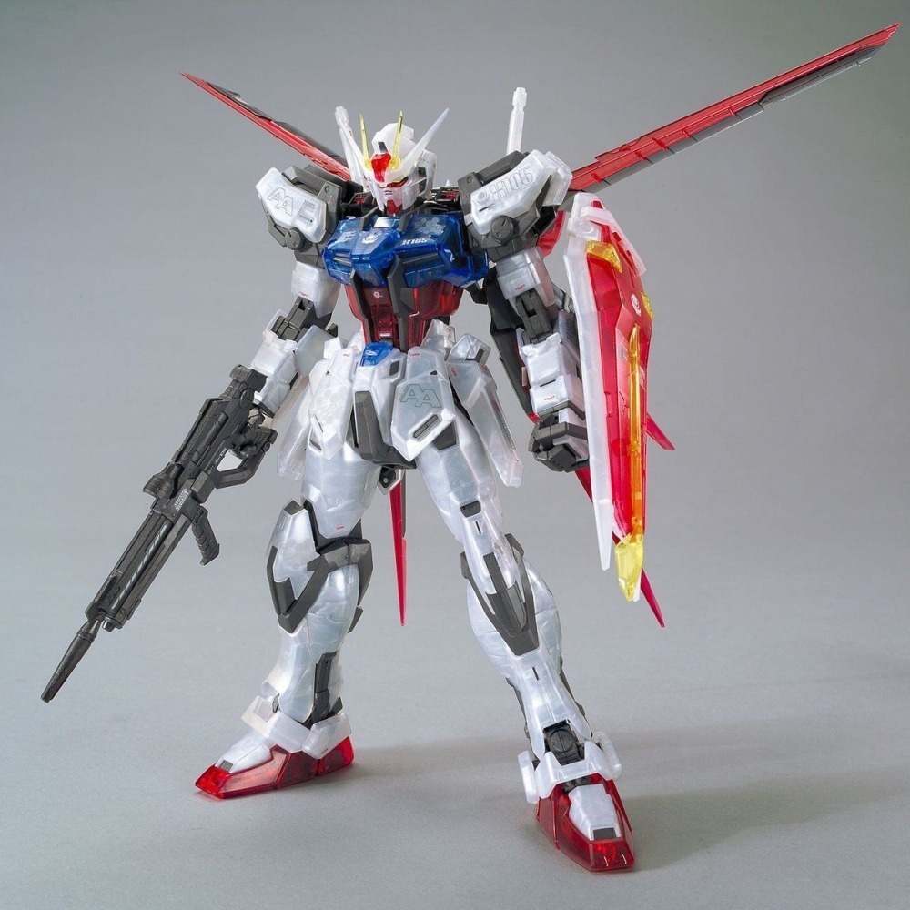 展場限定 鋼彈基地 萬代 鋼彈SEED MG 1/100 翔翼攻擊鋼彈 翔翼式 攻擊鋼彈 Strike 彩透版-細節圖3