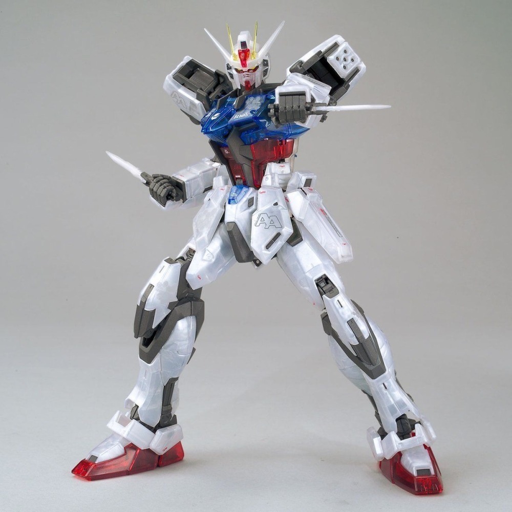 展場限定 鋼彈基地 萬代 鋼彈SEED MG 1/100 翔翼攻擊鋼彈 翔翼式 攻擊鋼彈 Strike 彩透版-細節圖7