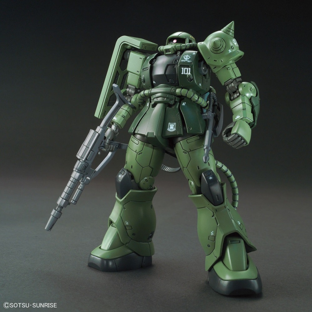 萬代 鋼彈The Origin GTO HG 1/144 量產型薩克 綠薩克 C-6 R6 薩克 高機動薩克 Zaku-細節圖4