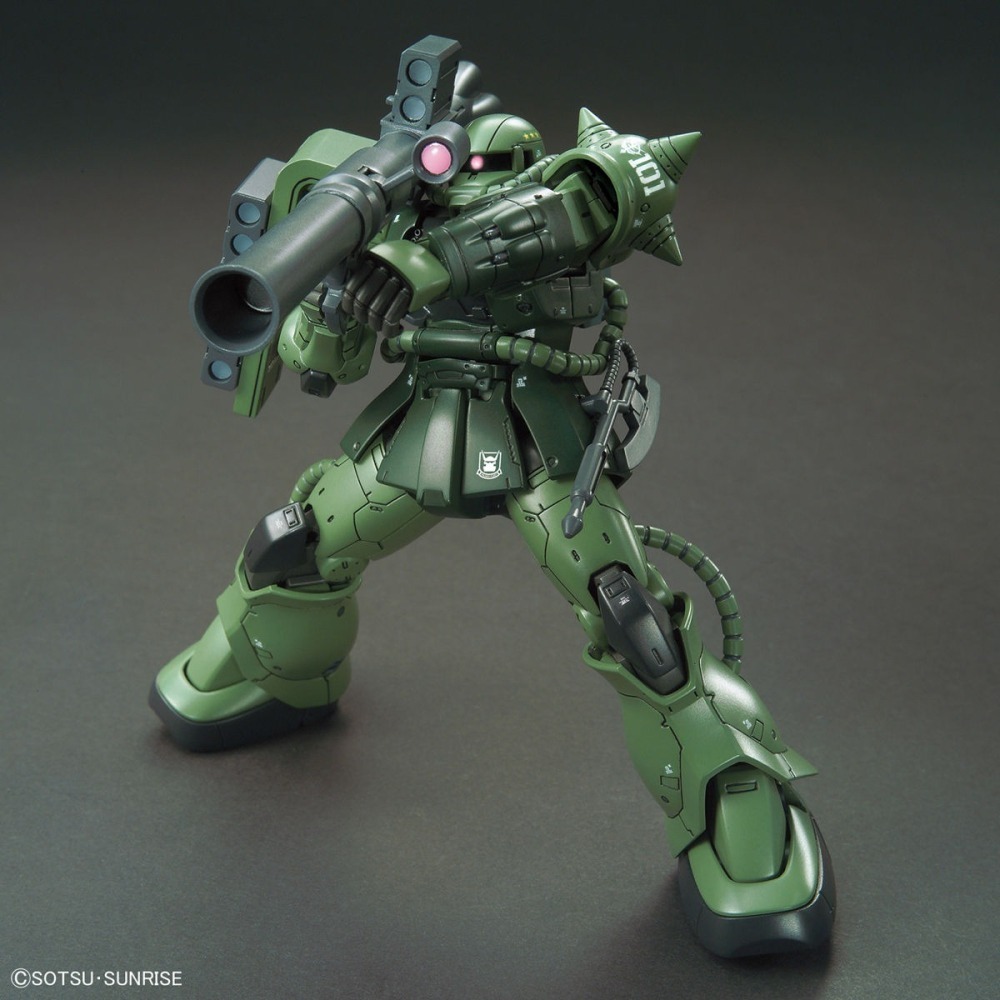 萬代 鋼彈The Origin GTO HG 1/144 量產型薩克 綠薩克 C-6 R6 薩克 高機動薩克 Zaku-細節圖5