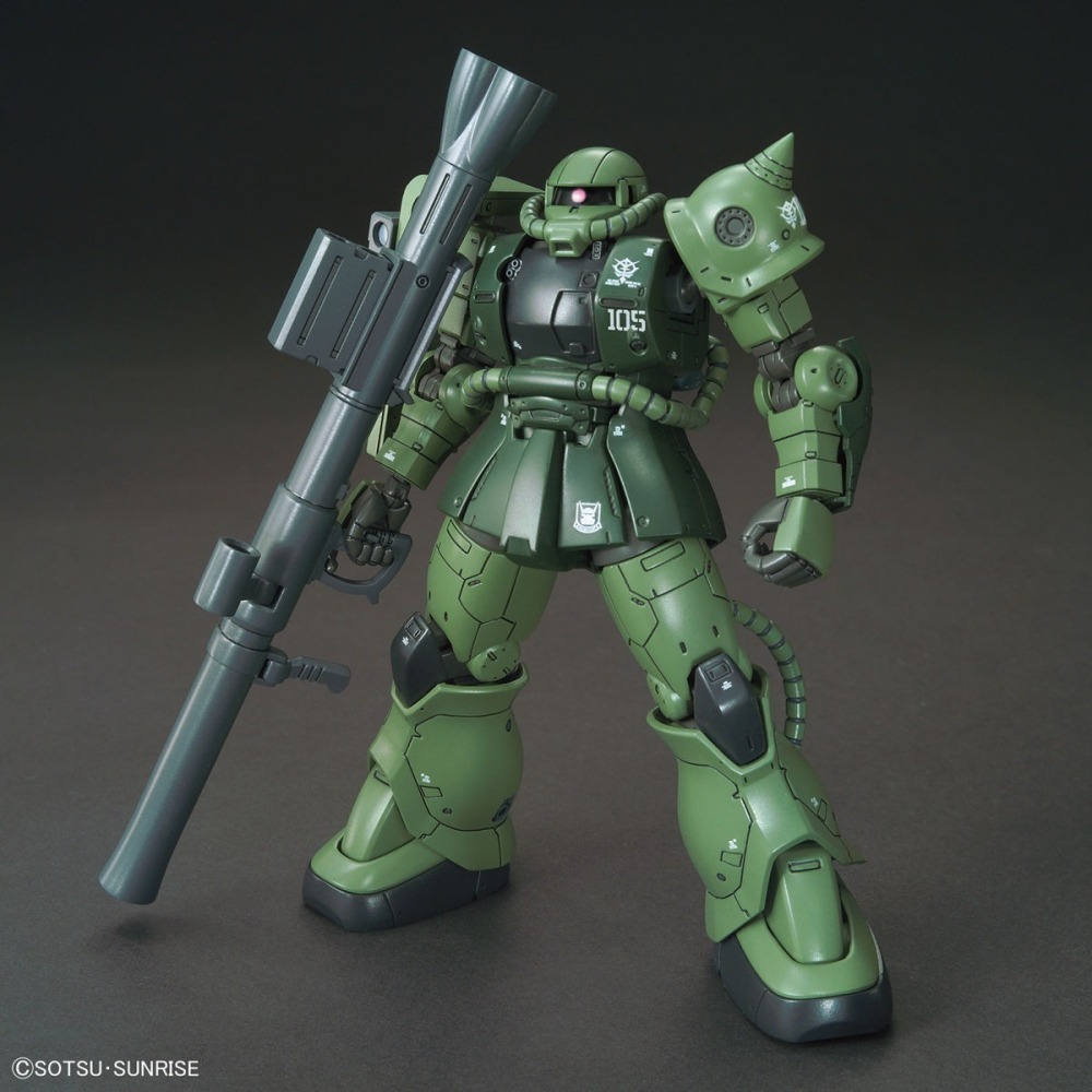 萬代 鋼彈The Origin GTO HG 1/144 量產型薩克 綠薩克 C-6 R6 薩克 高機動薩克 Zaku-細節圖6