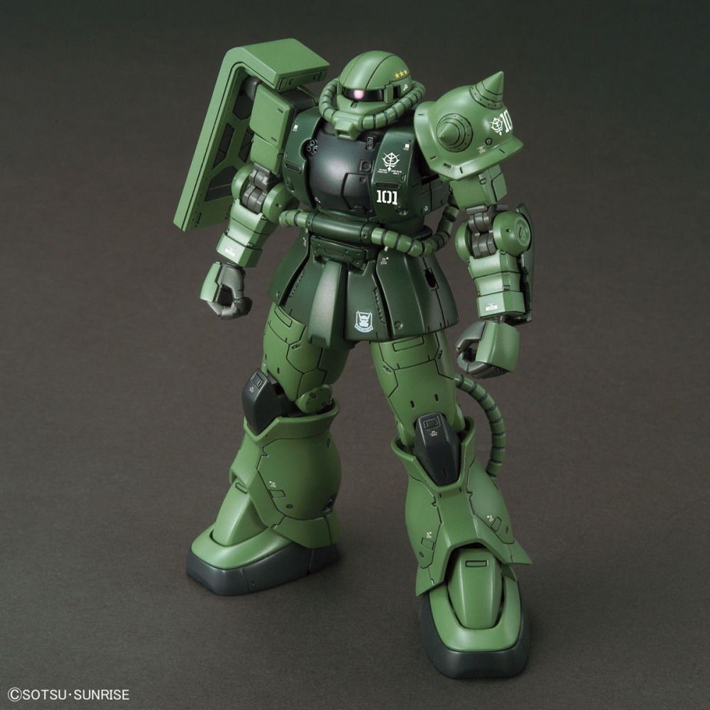 萬代 鋼彈The Origin GTO HG 1/144 量產型薩克 綠薩克 C-6 R6 薩克 高機動薩克 Zaku-細節圖7