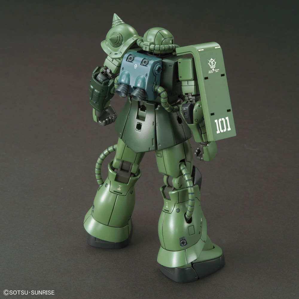 萬代 鋼彈The Origin GTO HG 1/144 量產型薩克 綠薩克 C-6 R6 薩克 高機動薩克 Zaku-細節圖8