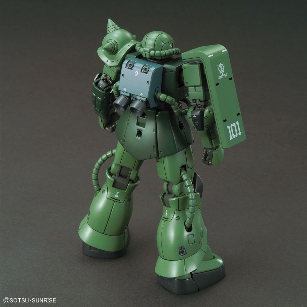 萬代 鋼彈The Origin GTO HG 1/144 量產型薩克 綠薩克 C-6 R6 薩克 高機動薩克 Zaku-細節圖9
