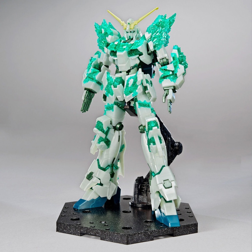 展場限定 萬代 鋼彈UC HG HGUC 1/144 結晶獨角獸 獨角獸鋼彈 獨角獸 光之結晶體 RX-0-細節圖3